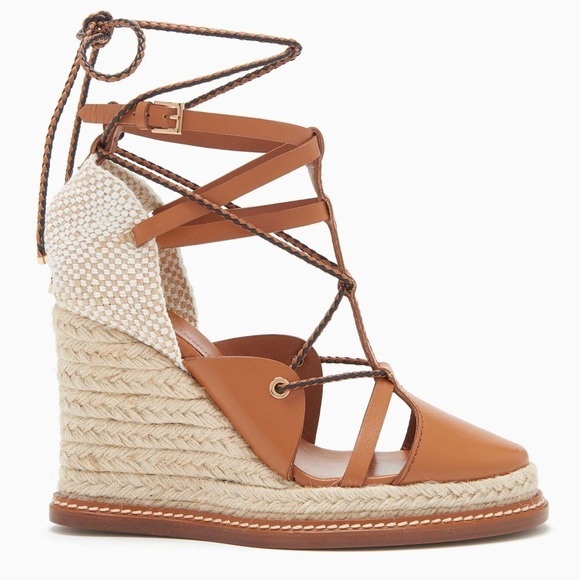 Ulla Johnson Concha Twisted Rope Espadrille Wedges in Chamomile Sz 41 - Picture 3 of 17